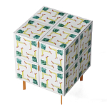 Тумба  с рисунком Short Pina Colada Orange варинант исполнения - 2 | Loft Concept в Твери