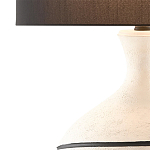 Настольная лампа фактурная с черными круговыми линиями на корпусе Recess варинант исполнения - 1 | Loft Concept в Твери