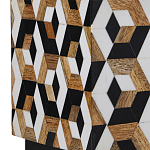 Настольная лампа с фигурным узором и трапециевидным абажуром Сonundrum варинант исполнения - 1 | Loft Concept в Твери