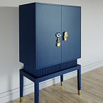Кабинетный шкаф Elsa Dreams Blue с 2-мя ящиками варинант исполнения - 1 | Loft Concept в Твери