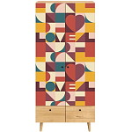 Шкаф с принтом The rebus of love варинант исполнения - 2 | Loft Concept в Твери