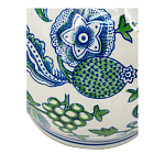 Ваза фигурная с сине-зелеными узорами распустившихся цветов Blossoming Spring варинант исполнения - 3 | Loft Concept в Твери