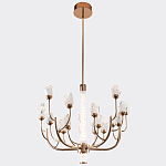 Люстра с декором в виде кристаллов из хрусталя Kenneth Crystal Stone Chandelier 20 варинант исполнения - 4 | Loft Concept в Твери