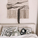 Панно Современный Гобелен ручная работа Туманное Утро варинант исполнения - 4 | Loft Concept в Твери