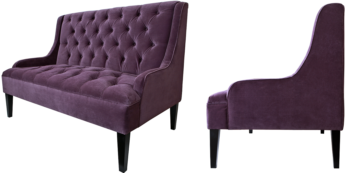 Диван Folket Sofa velour violet Диван Folket Sofa velour violet - Loft-Concept в Твери