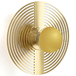 Бра в виде металлического диска Amadis Gold Wall Lamp варинант исполнения - 1 | Loft Concept в Твери