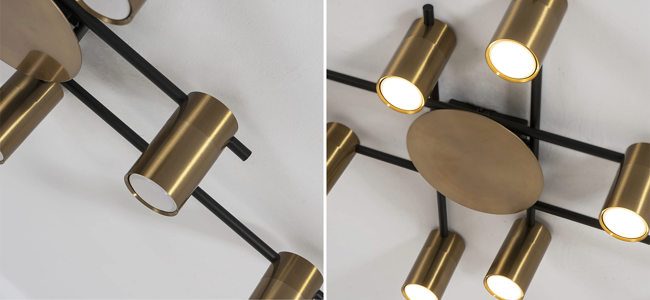 Потолочный светильник Tribes Chandelier Gold Потолочный светильник Tribes Chandelier Gold - Loft-Concept в Твери