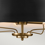 Подвесной светильник с конусовидным металлическим абажуром черного цвета Kichler варинант исполнения - 15 | Loft Concept в Твери