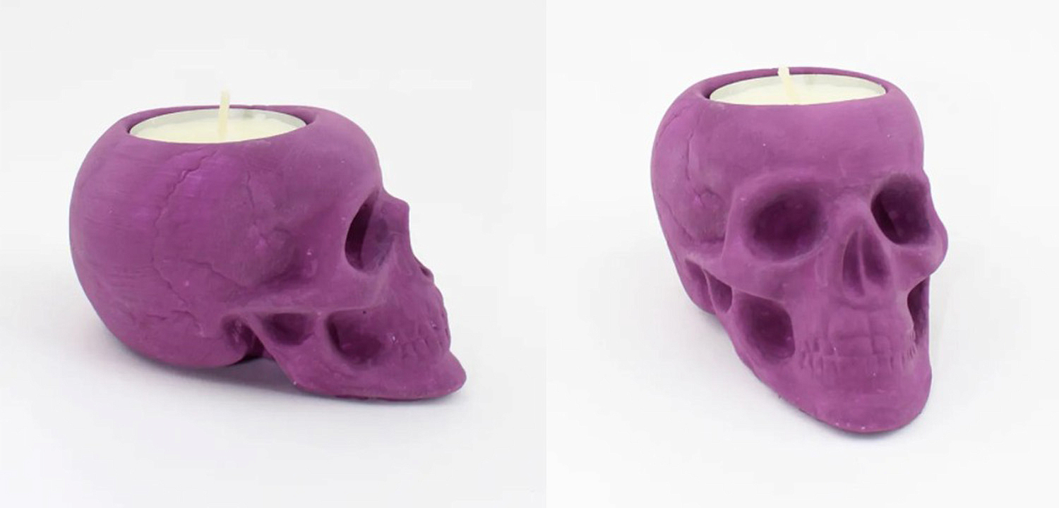 Подсвечник Purple Skull Подсвечник Purple Skull - Loft-Concept в Твери