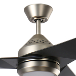 Люстра с вентилятором с черными лопастями Kichler варинант исполнения - 2 | Loft Concept в Твери