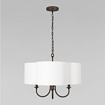 Люстра с белым текстильным абажуром Vitorino  варинант исполнения - 2 | Loft Concept в Твери