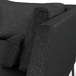 Мебельная ткань Шенилл черный цвет 138 см T4-35 варинант исполнения - 6 | Loft Concept в Твери