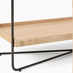 Консоль деревянной столешницей и полкой Wooden Table Top and Shelf варинант исполнения - 3 | Loft Concept в Твери