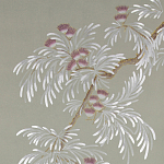 Обои ручная роспись Silk Tree Special Colourway on grey painted Xuan paper варинант исполнения - 1 | Loft Concept в Твери