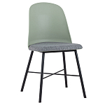 Стул из прочного пластика на металлическом основании Anora Green  варинант исполнения - 1 | Loft Concept в Твери