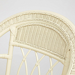 Комплект уличной мебели из ротанга Clara белый варинант исполнения - 4 | Loft Concept в Твери