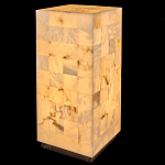 Торшер прямоугольный из натурального камня Calcite Geometry варинант исполнения - 12 | Loft Concept в Твери