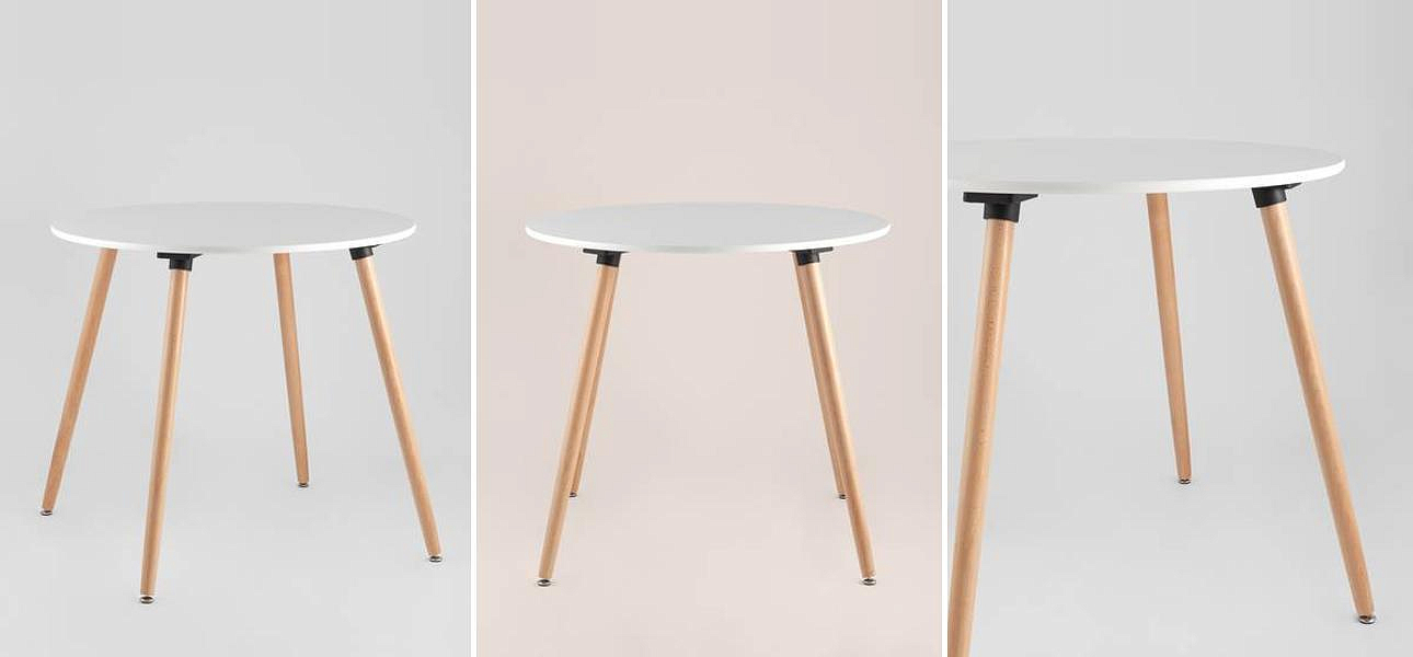 Стол обеденный Hoffman Collection круглый четыре ножки - Loft-Concept в Твери