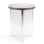 Стол журнальный круглый Acrylic Аether Smoke варинант исполнения - 3 | Loft Concept в Твери