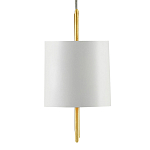 Люстра прямоугольная с белыми цилиндрическими абажурами White Ribbon варинант исполнения - 2 | Loft Concept в Твери