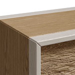 Комод 4 ящика с подсветкой на рельефном фасаде Warm Industrial варинант исполнения - 7 | Loft Concept в Твери