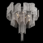 Люстра потолочная с металлическими цепочками Диаметр 99 см Atlantis Chain варинант исполнения - 3 | Loft Concept в Твери