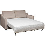 Диван двухместный раскладной светло-серый с кантом Pride варинант исполнения - 3 | Loft Concept в Твери