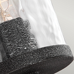 Бра с цилиндрическим плафоном из прозрачного рифленого стекла Feiss варинант исполнения - 4 | Loft Concept в Твери