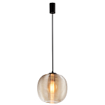 Подвесной светильник со стеклянным рельефным плафоном хром Perforated Glass 25 варинант исполнения - 2 | Loft Concept в Твери