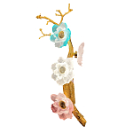 Бра с цветочным декором Miscellaneous herbs варинант исполнения - 2 | Loft Concept в Твери