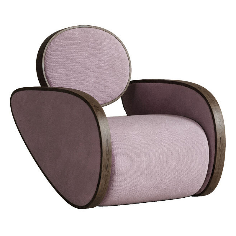 Кресло Nautilus Pink Розовый Коричневый Кресло Nautilus Pink Розовый Коричневый в Твери | Loft Concept