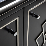 Черный комод в стиле арт-деко Luciano варинант исполнения - 4 | Loft Concept в Твери