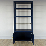 Стеллаж со стеклянными полками Elsa Dreams Blue варинант исполнения - 4 | Loft Concept в Твери