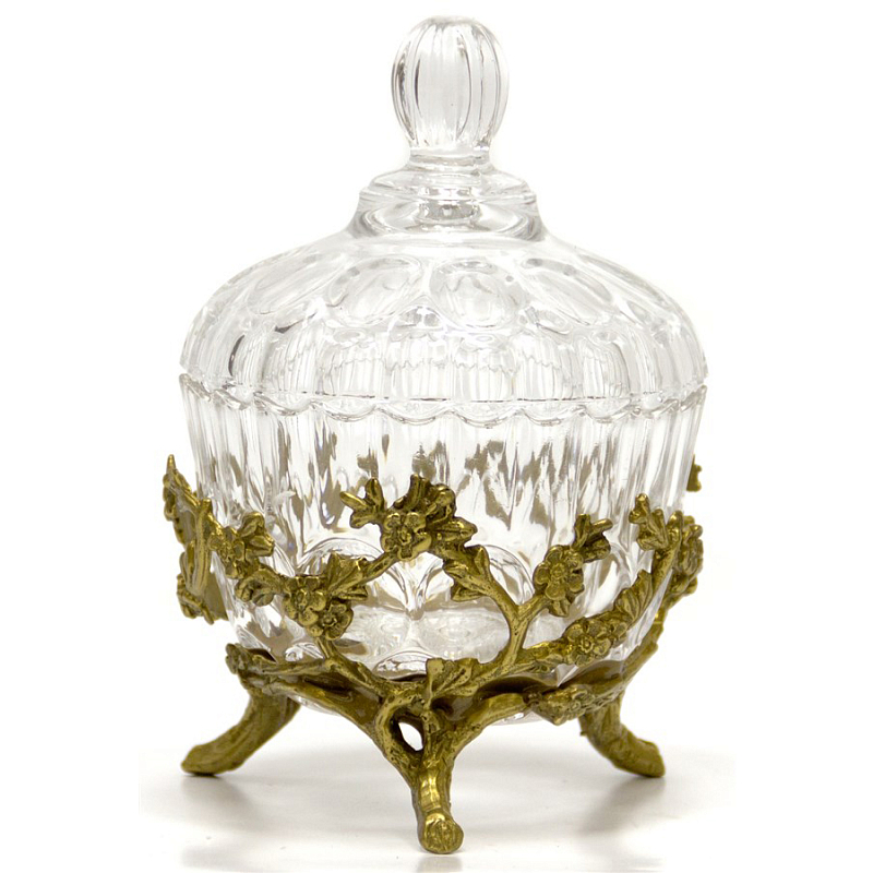 Шкатулка Transparent & Bronze Box Прозрачный (Transparent) Бронза Шкатулка Transparent & Bronze Box Прозрачный (Transparent) Бронза в Твери | Loft Concept