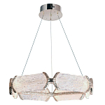 Люстра кольцевая с текстурным природным рисунком IceFlame варинант исполнения - 8 | Loft Concept в Твери