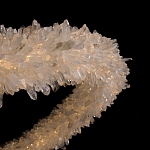 Люстра круглая с натуральным горным хрусталем Crystal Shimmer варинант исполнения - 4 | Loft Concept в Твери