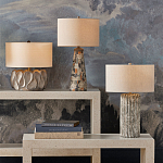 Настольная лампа с каркасом с состаренным эффектом Ancient Column варинант исполнения - 4 | Loft Concept в Твери