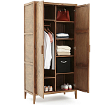 Шкаф из массива сосны с орнаментом "Ёлочка" Geometric Ornament варинант исполнения - 4 | Loft Concept в Твери