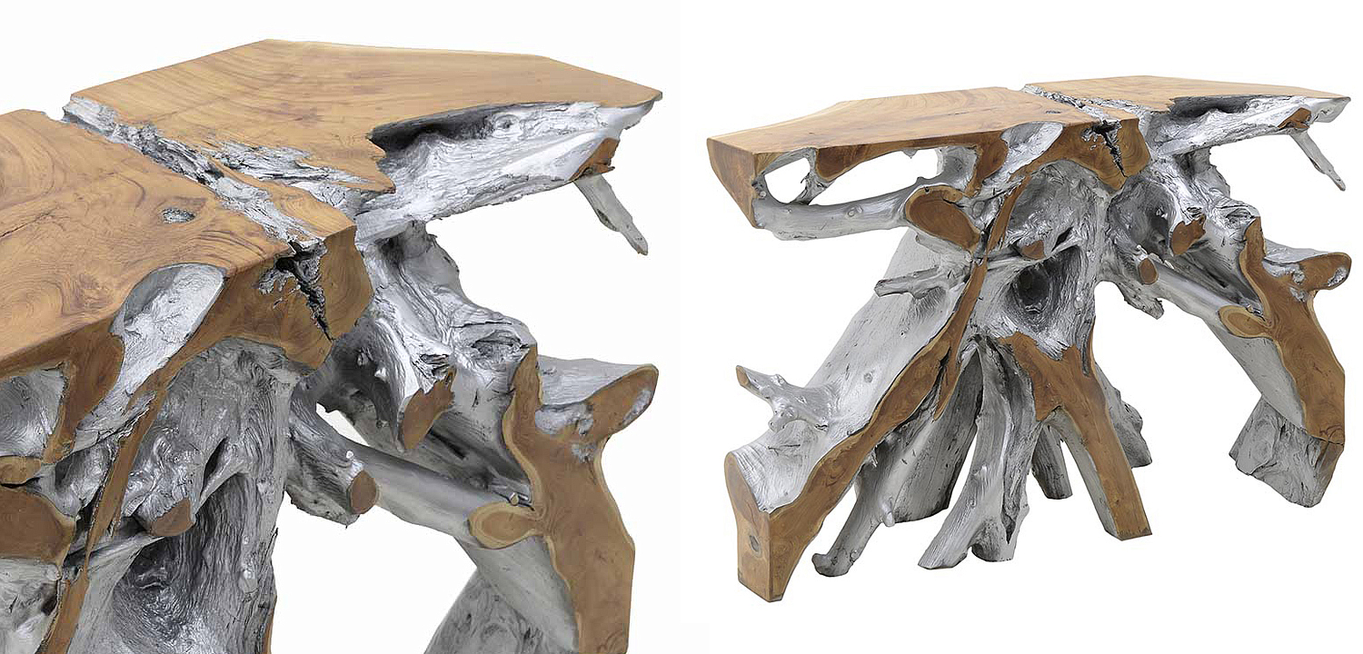Консоль Luz Wood Console Консоль Luz Wood Console - Loft-Concept в Твери