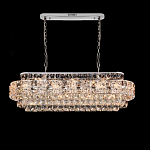 Люстра овальной формы хрустальная в неоклассическом стиле Majesty варинант исполнения - 4 | Loft Concept в Твери