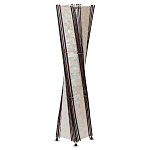 Торшер из перламутра на металлическом каркасе Indonesian Wave варинант исполнения - 1 | Loft Concept в Твери