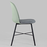 Стул из прочного пластика на металлическом основании Anora Green  варинант исполнения - 3 | Loft Concept в Твери