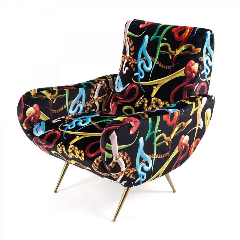 Кресло Seletti Armchair Snakes Design: Toiletpaper Мульти Кресло Seletti Armchair Snakes Design: Toiletpaper Мульти в Твери | Loft Concept