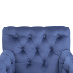 Кресло Addison Chic Armchair deep blue velour варинант исполнения - 4 | Loft Concept в Твери
