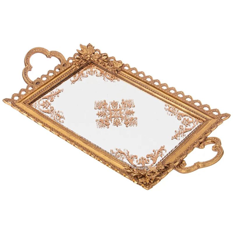 Поднос декоративный бронзовый Mirror Surface Bronze Бронза Поднос декоративный бронзовый Mirror Surface Bronze Бронза в Твери | Loft Concept