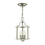 Подвесной светильник с прозрачным стеклянным цилиндрическим плафоном в классическом стиле на цепи Hinkley варинант исполнения - 21 | Loft Concept в Твери