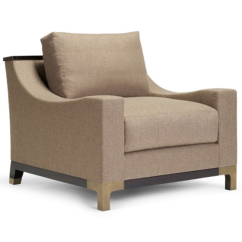 Элитное Комфортное Кресло Lincoln Бежевый Коричневый в Твери | Loft Concept 