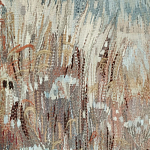 Современный Гобелен из шерсти в бежевых тонах Spring варинант исполнения - 1 | Loft Concept в Твери