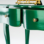 Консоль с выдвижными ящиками Colorfy Green варинант исполнения - 4 | Loft Concept в Твери