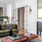 Бра с декором в виде хрустальных и металлических трубочек Nembus Glass Wall Lamp варинант исполнения - 2 | Loft Concept в Твери